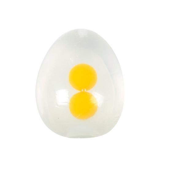 Boredom Relief Stress Ball Transparent Egg Toy, Clear Squeeze Fidget Durable Squeezing Toy Sensory for & Anxiety Relieving