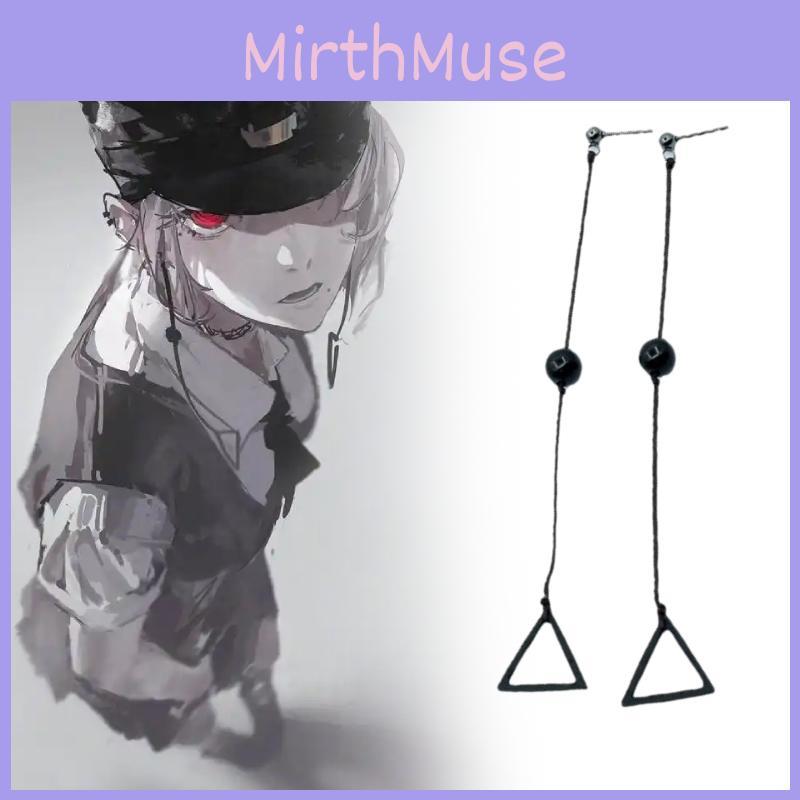 Chainsaw Man Sawatari Anime Ear Pendants Metal Jewelry Cosplay Party Accessories