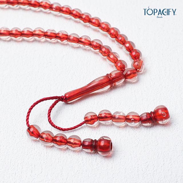 Grenzüberschreitende Kukka-Perlen: 66 Muslimische Gebetsperlenkette, Nahöstliches Handliches Lob-Accessoire