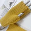 Exposed Finger Cashmere Gloves Thick Fingerless Gloves Fashion Knitted Gloves  Autumn Winter