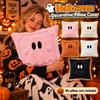 Square Throw Pillow Cover Washable Stuffed Pillow Case Soft Cushion Covers  Halloween