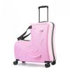 Valigia Monopattino per Bambini Animazione Seduta & da Viaggio Con Ruota Girevole a 360° Pedale Sedile Rimovibile Bagaglio a Mano per Bambino Bambina
