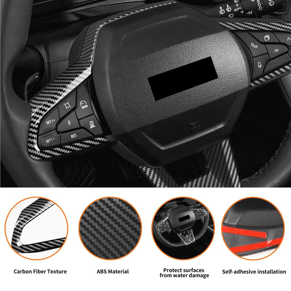 Car Steering Wheel Decor Covers For Dacia Duster Bigster/Jogger/Spring/Sandero Anti-Scratch Wear-Resistant Interior Accessories