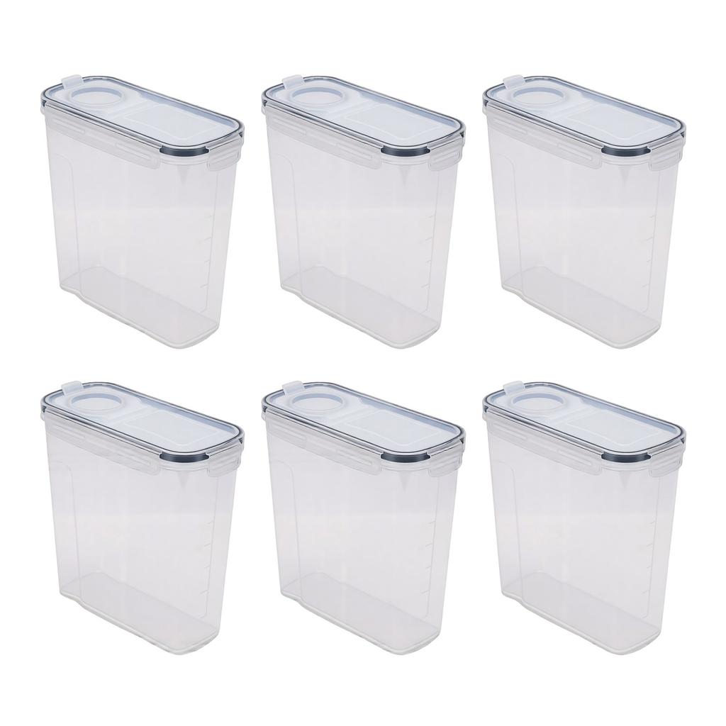 6PCS Filament Storage Boxes with 24 Labels 1 Marker 3D Printing Filament Spool Container for Home Use Water and Dust