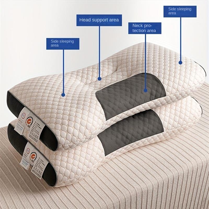 3D SPA Massage Pillow, To Help Sleep And Protect The Neck Pillow, Knitted Pillow Bedding Bed Pillows For Bedroom Dorm Room