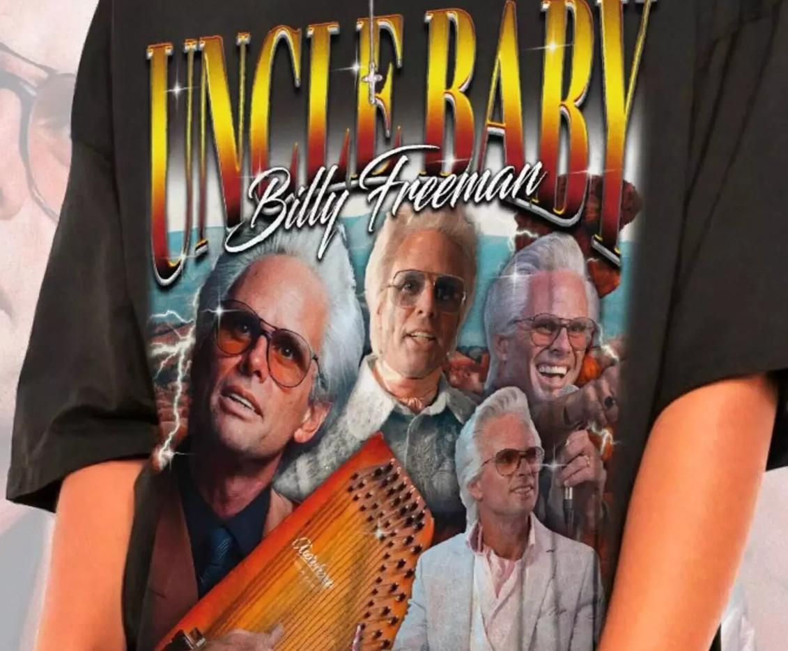Uncle Baby Billy Freeman Retro Vintage T-shirt size S-5XL XXL