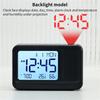 Quiet Operate LCD Clock With Auto Adjusting Brightness And Temperature Date Display Multifunctional