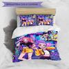 3pcs Duvet Cover Set (1*Duvet Cover + 2*Pillowcase, Without Core), KPop Demon Hunters Print Bedding Set, Bedroom Decor, All‑Season, Gift
