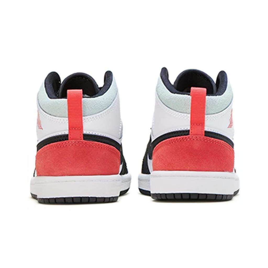 New Jordan 1 Mid SE PS Red Black Toe BQ6932-100