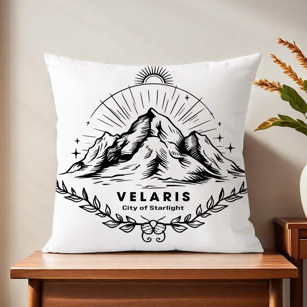 

Vvillaris Sstar City cushion cover For Pillow Printing Sofa Decoration Home Car Room Coffee Shop Office Nordic Simplicity 30x30 cm