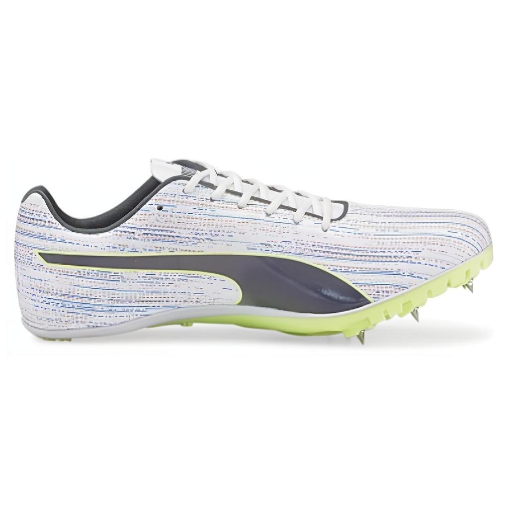 PUMA EvoSPEED Sprint 13 Cushioning, Wear Resistant Low top Running Shoes Men's Yellow White 376322-01