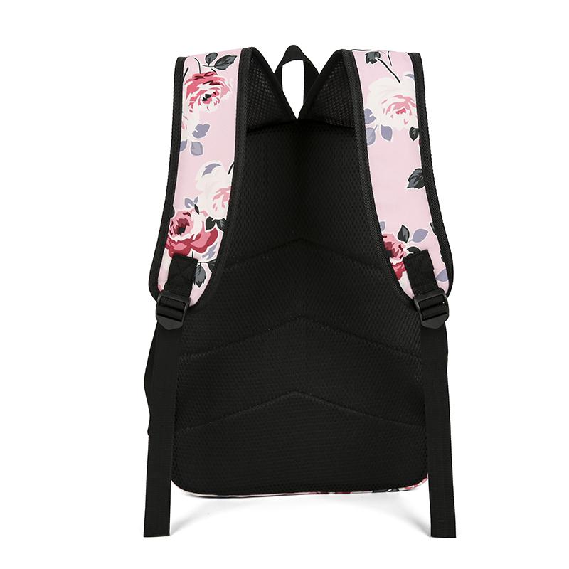 3 Piece Fashion Cute Student School Bag, With lunch Box Bag,Lightweight Large Capacity Zipper Backpack Woman and Man, Unisex