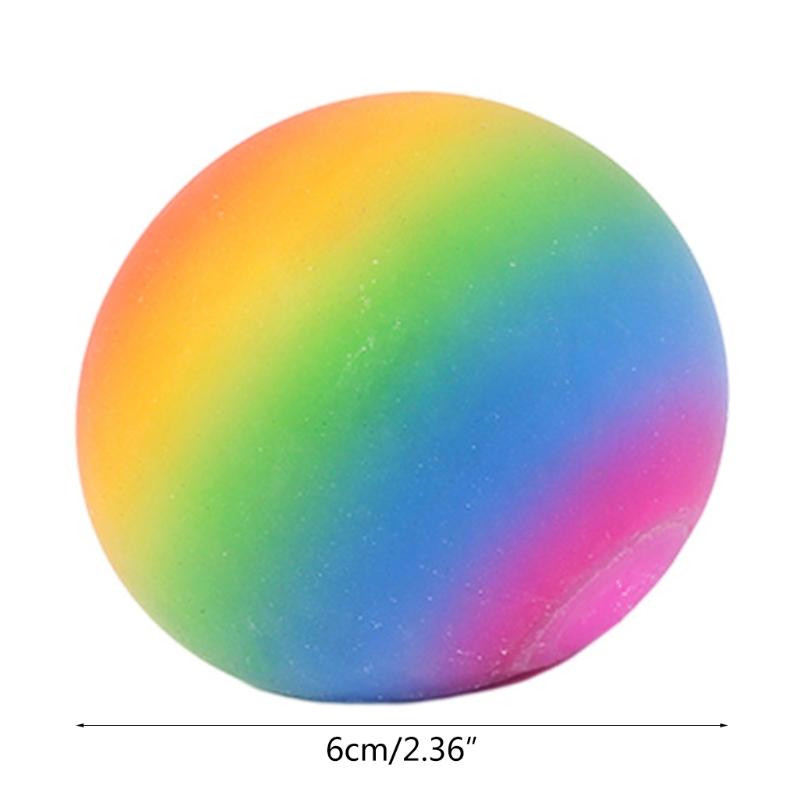 Stress Ball Relieve Anxiety Fidgets Toy Adults Teens Toy Creative Colorful Vent Ball Decompression Toy Men Women