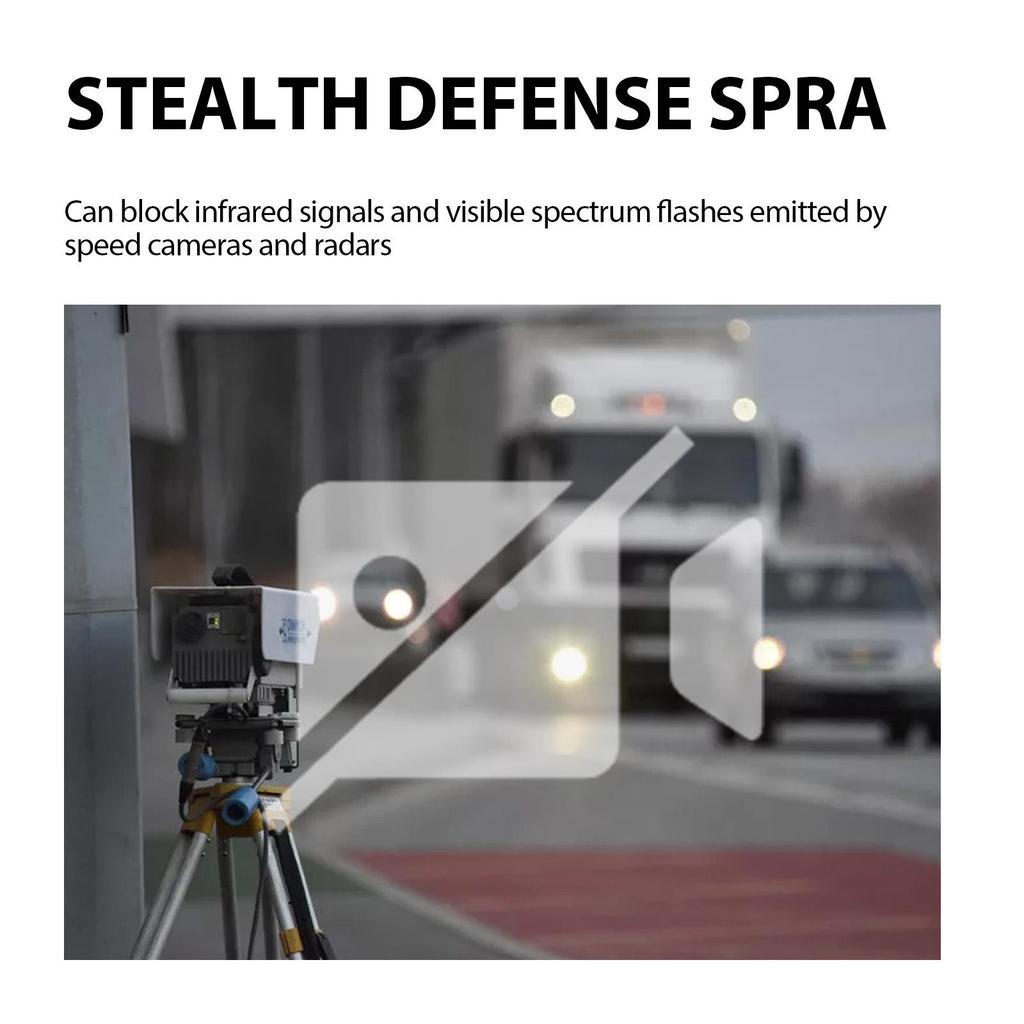 Homonth Car Care Spray Transparent Coating Long-Lasting Protection Portable Suitable for License Plates ,License Plate Stealth Defense Spray100ml