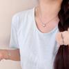 Diamond Four-Leaf Clover Necklace Women'S Niche Light Luxury Hollow Four-Leaf Flower Collarbone Chain