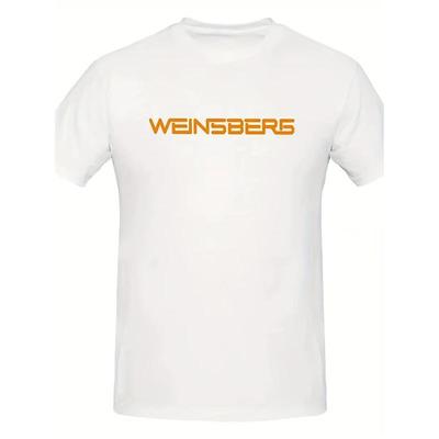 Men's Weinsberg Caravan T Shirt Heavyweight Cotton Oversized with Bold Typography All Season Casual for Everyday Outdoor Activities Non Stretch