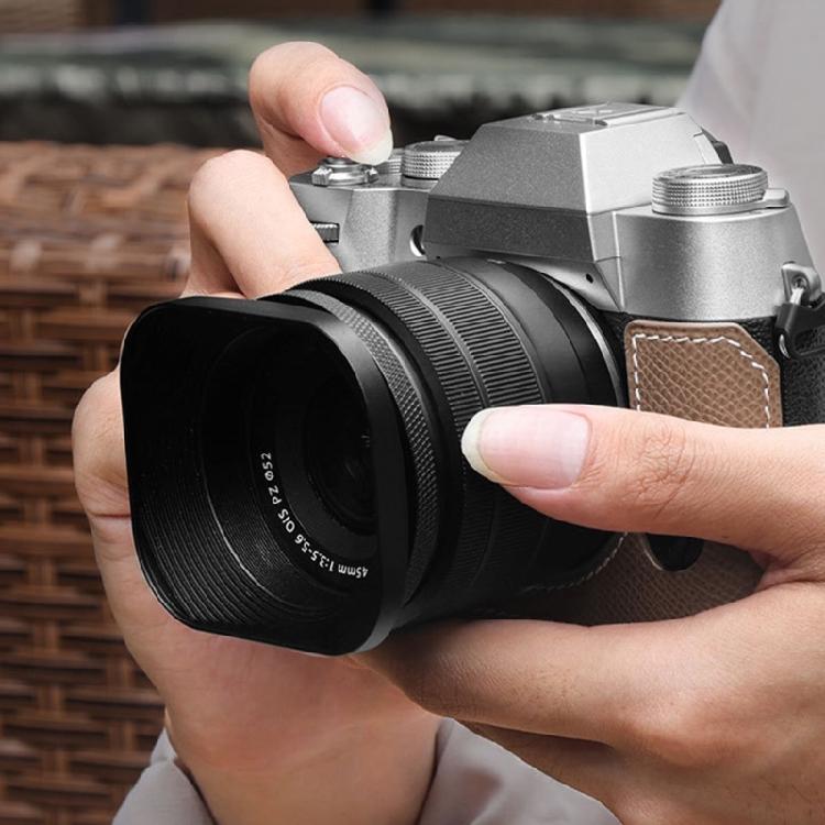 Mirrorless Camera Lens Hood, Aluminum Build Various Size Prevents Lens Ghosting 37/39/40.5/46/43/49mm
