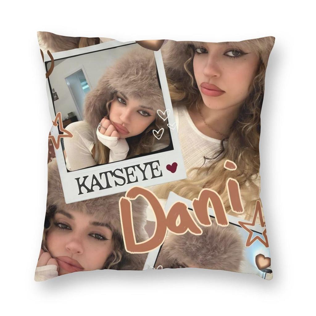 KATSEYE Yoonchae Kpop Y2K Grupės Pagalvės užvalkalas Spausdintas Poliesterio Pagalvės užvalkalas Dekoracija Mėtomasis pagalvės užvalkalas