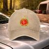 Royal Challengers Vintage Washed Adjustable Baseball Cap for Weddings Parties Festivals Cycling Camping Golf