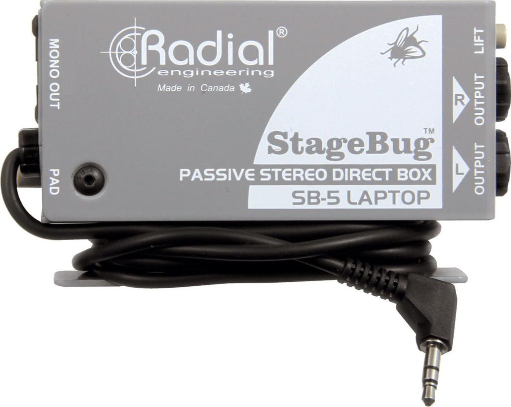 RADIAL StageBug Sidewinder DI Box for SB-5 PC/Tablet