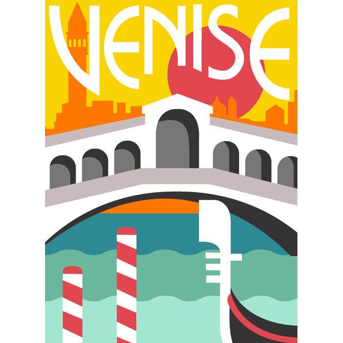Canevas Margot Venise 40x30cm