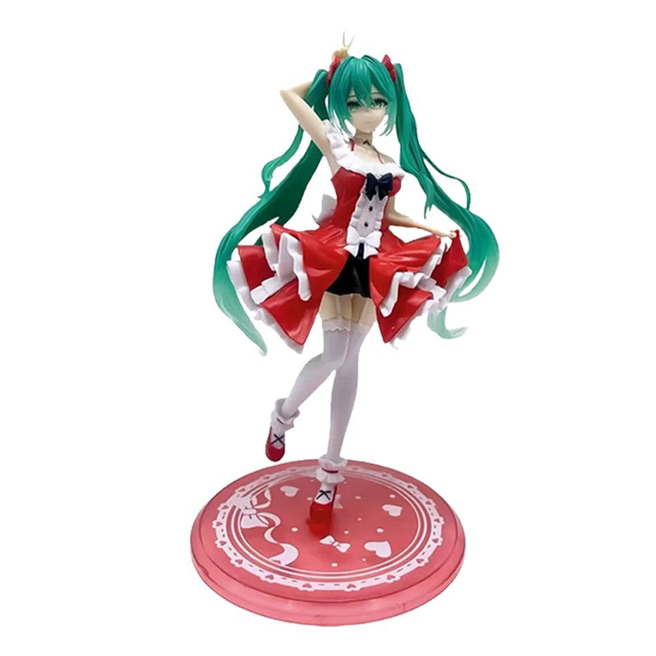 Miku Hatsune Figure Anime Girl Model Desktop Decor Collectible Doll Gift For Fans Future Vocaloid Statue Japanese Cute Kawaii Otaku