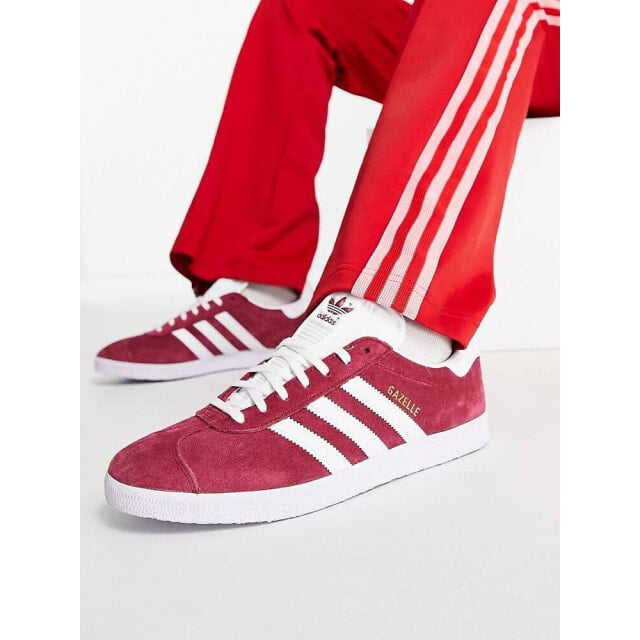 

Бордовые кроссовки adidas Originals Gazelle - BURGUNDY