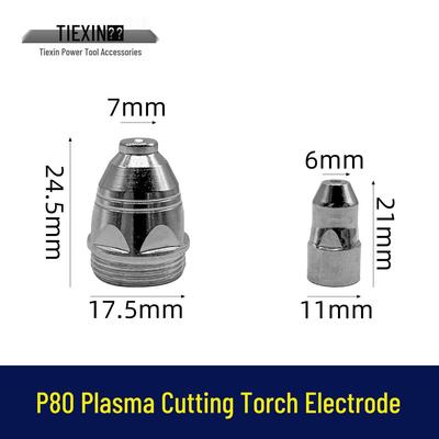 Panasonic P80 Plasma Cutting Torch Electrode Tip 1.5mm Hole for Welding Machines, 100/120, Model 03533