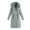 Women's Mid-Length Cotton Coat, 2024 Winter Loose Korean Style Jacket with Thick Velvet Lining and Detachable Parka