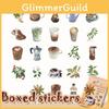 Stunning 46 Pcs Coffee Pattern Scrapbook Journal Stickers For Personalized Notebook Decoration