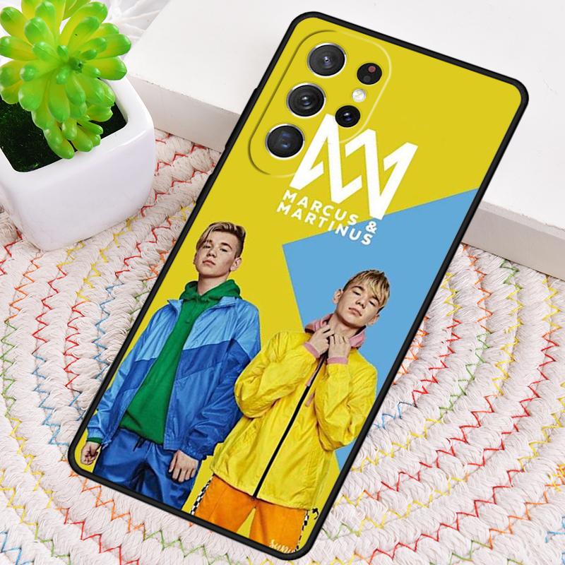 Marcus Martinus Two Boys Silicone Phone Case For Samsung Galaxy note 10 pro S26 S25 S24 S23 S22 S21 Plus S25Ultra Capa Cover