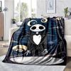 The Nightmare Before Christmas Theme Printed Blanket - Perfect for Couch, Bed, Travel & Outdoor Use | Machine Washable, Cozy & Durable.