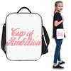 Cup Of Ambition Dolly Parton Insulated Lunch Bag for Kids School Cooler Thermal Food Box Tote Leakproof Lunch Boxes Container