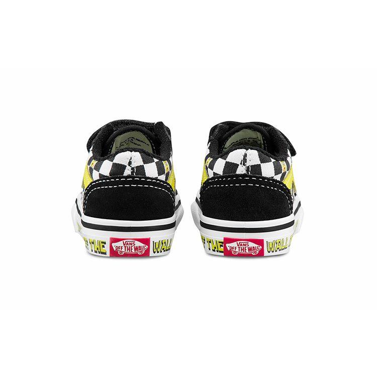 Vans Old Skool SpongeBob SquarePants X Velcro Toddler 'Off The Wall' VN000D3Y9EK