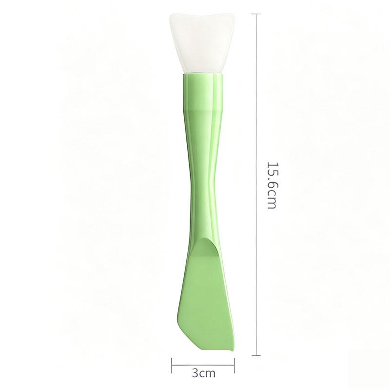 30/50/100PCS Silicone Facial Mask Brush Soft Head With Scraper Integrated Mud Film DIY Adjusting Beauty Tools Cream Cosmetics