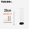 Adjustable Ribbed Bed Frame Support Legs - T-Shaped Accessories