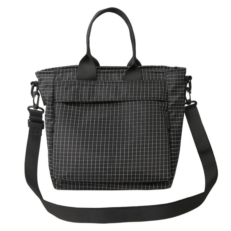 Nylon Casual Tote Bag With Zipper Pockets For Daily Outdoor Travel