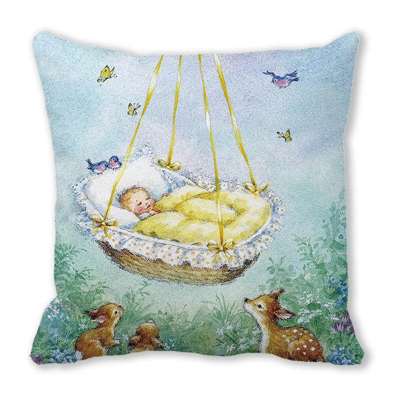 45x45cm pfirsichfarbenes Samt-Katzenkissen, weich und niedlich, Weihnachts-Sofakissen, festliche Heimdekoration,  (abnehmbar und waschbar)