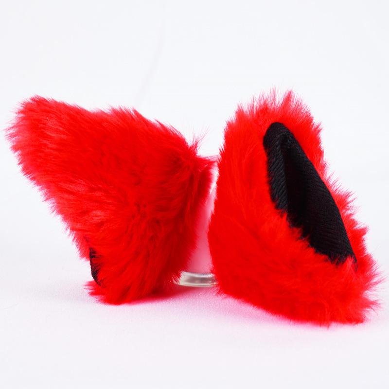 2pcs Motorcycle Helmet Accessories Plush Ears Designed for Easy Attachment to Helmets Providing Long-Lasting Decoration