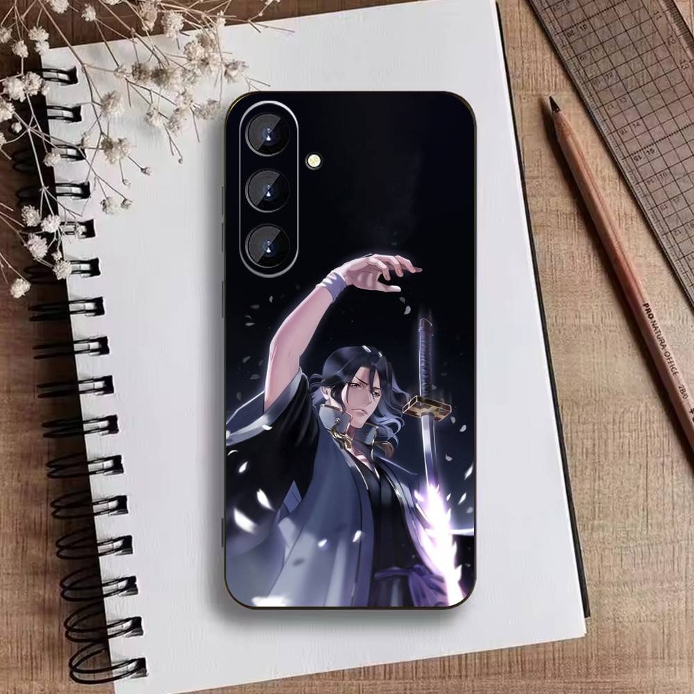 B-Bleach Anime K-Kuchiki Phone Case For Samsung Galaxy A73,A21s,A22,A31,A52,A53,A71,A41Soft Black Shell