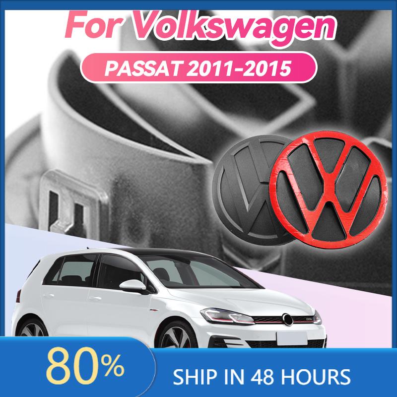 2026 New For VOLKSWAGEN VW 1Pcs 150mm 100mm Car Logo Front Bonnet Hood Rear Tail Trunk Emblem 561.583.690 56D853630C For Passat