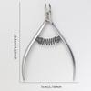 Tagliacuticole Professionale Pinzette per Cuticole Rimuovi Cuticole per Unghie delle Mani e dei Piedi, Strumento per Manicure Pedicure per Donne Me