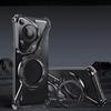 Eary Metal Phone Case for Huawei Pura 80 Ultra P80 Pro + for Magsafe Magnetic Kickstand Frameless Shockproof Wireless Charging
