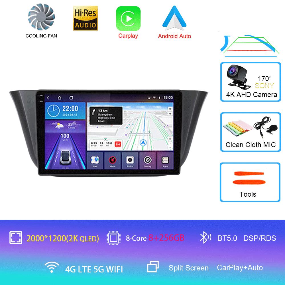 Android14 Für Iveco Daily 2014 2015 2016 2017 + Autoradio Player Stereo Multimedia WIFI BT GPS Navigation Player QLED Bildschirm