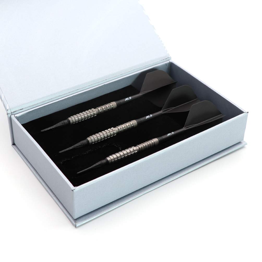 CUESOUL DAZZLING, 20g Frosted Surface Barrel, 90% Tungsten Dart Set with Soft Tip Darts (DZR0220)