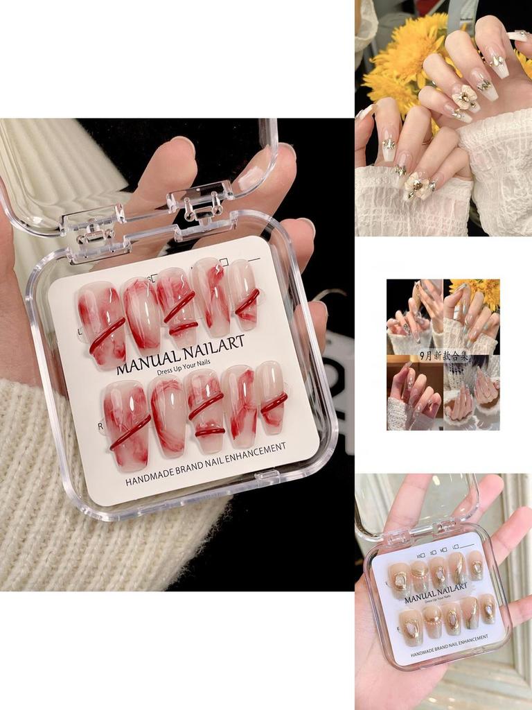 New Arrival Handmade Autumn/winter Nail Stickers Long-lasting And Stunning