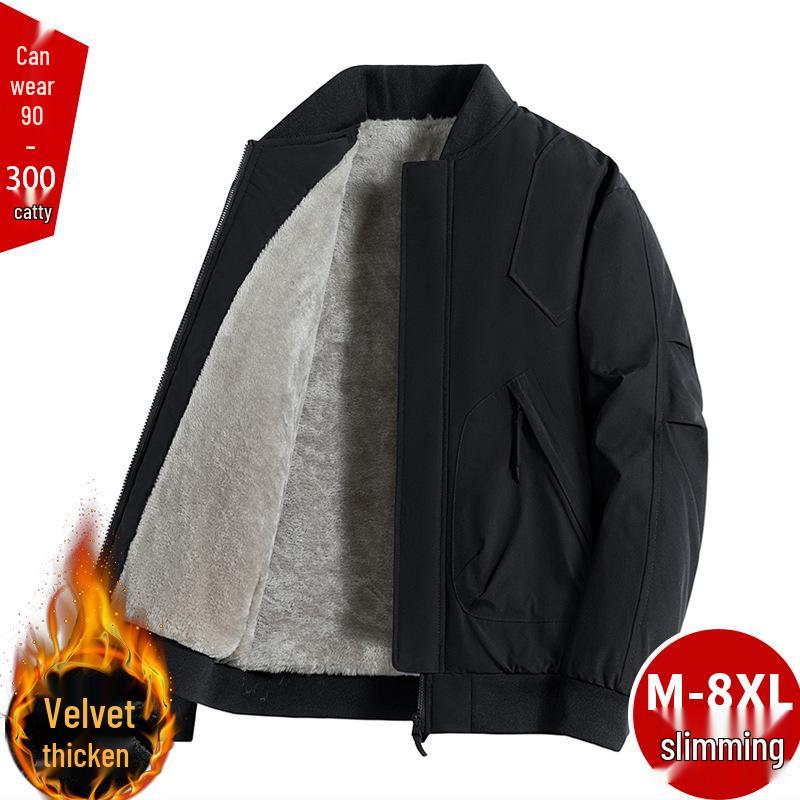 2024 Spring & Autumn Plus Size Men's Trendy Workwear Jacket (M-8XL)