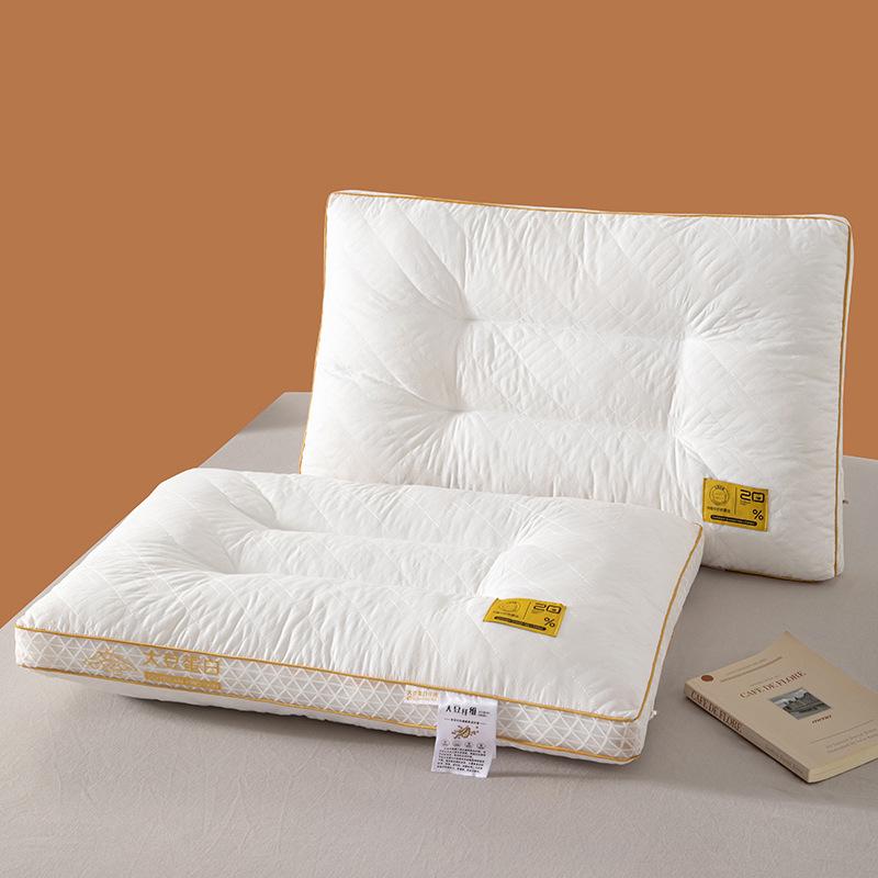Breathable Soybean Fiber Neck Support Pillow for Comfortable Sleep