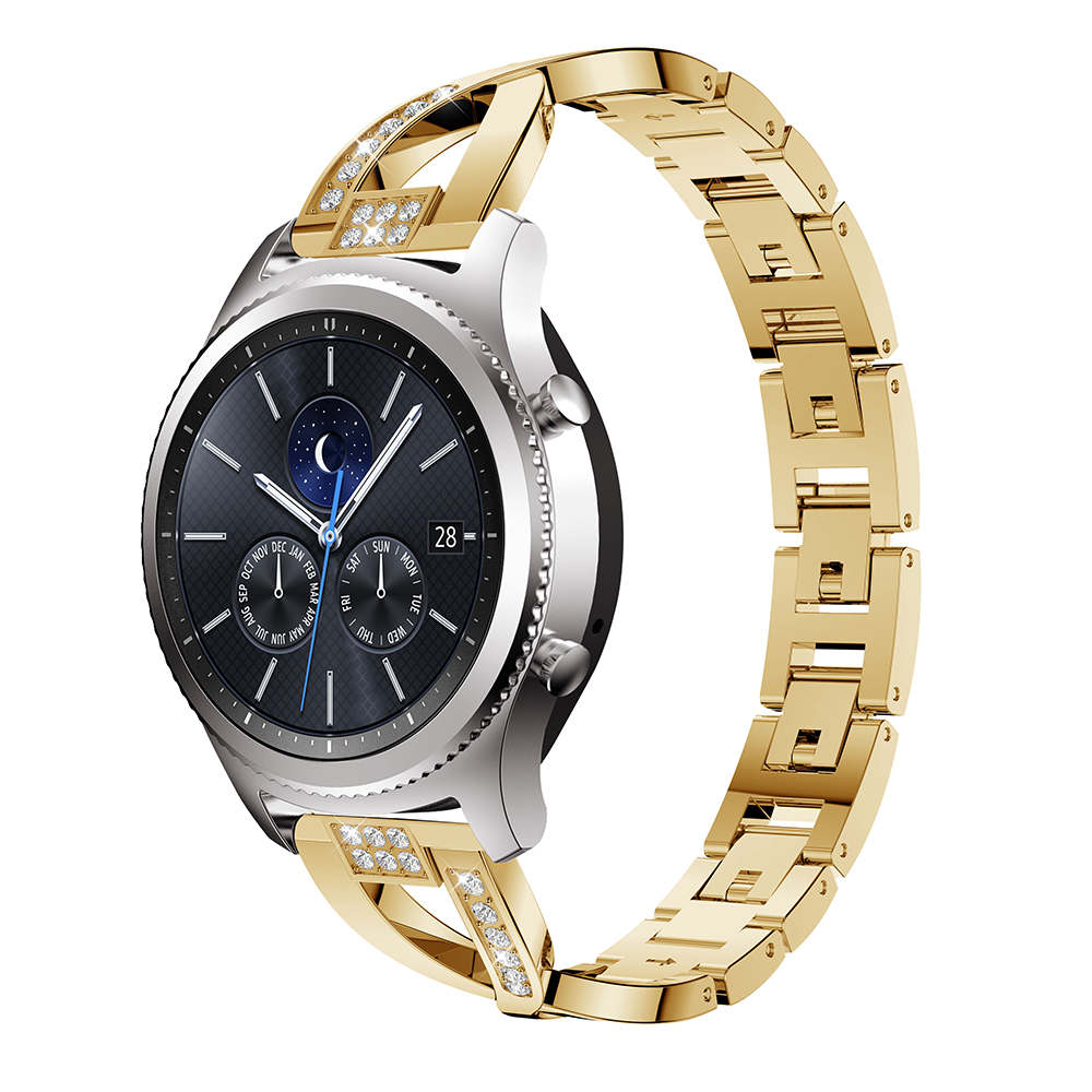 Bracelet Starp For Samsung Gear S3 WatchBand For Garmin Venu 3 2 Vivoactive4 Replacement smart wristband stainless steel Crystal