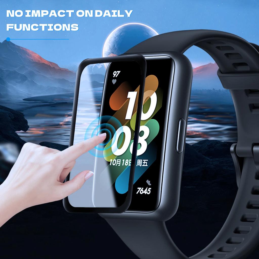 5D Protective Film for Samsung Galaxy Fit 3 Screen Protector Anti-scratch for Galaxy Fit3 Smartwatch Protector (Not Glass)